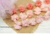 Peonies Chiffon Flower Trim (MEDIUM)  (Pack of 6)